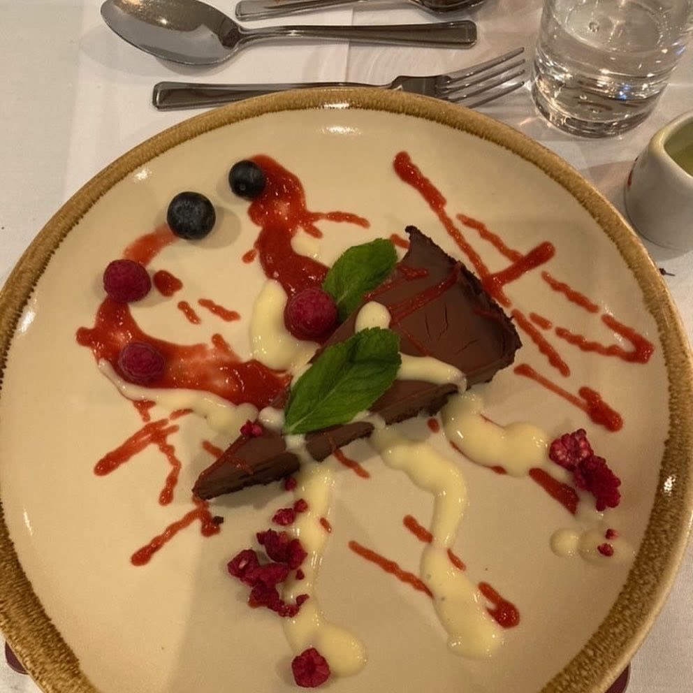 A vegan dessert served at College during Green Week 2022